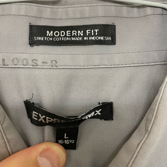 Express - Modern Fit (size large 16-16 (1/2)) - preowned - Picture 2 of 2